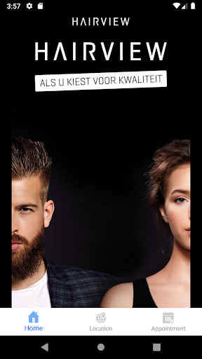 Android application Hairview screenshort