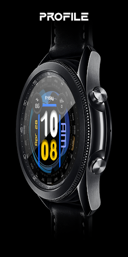 [SSP] Colored Bold wearOS Face Screen 3