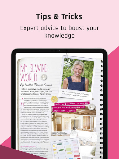 Screenshot of Simply Sewing Magazine