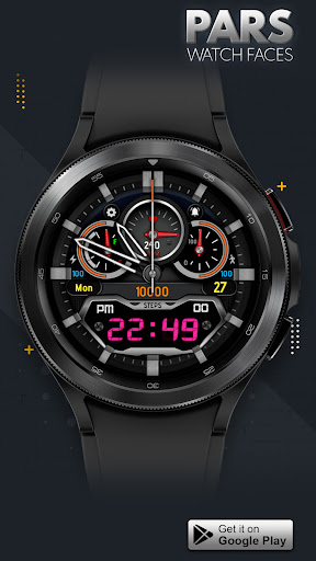 Android application Pars Analog Watch Face screenshort
