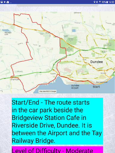 Satnav Cycle Routes -Dundee(2) Screen 2