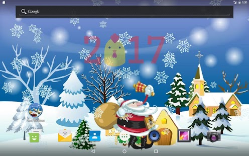 Funny Christmas Live Wallpaper Screenshot