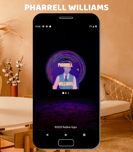 Android application Pharrell Williams Radio screenshort