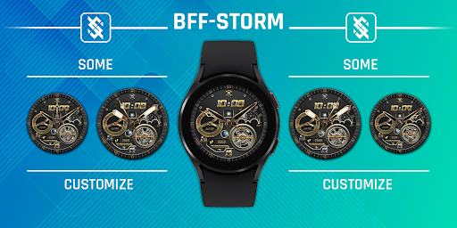 BFF10-Gold Analog Pattern Gear screenshot 3