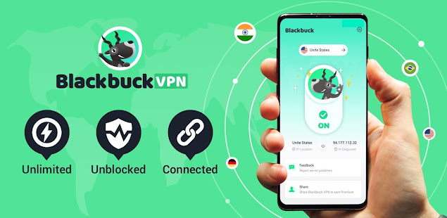 Blackbuck VPN - Fast & Secure android2mod screenshots 1