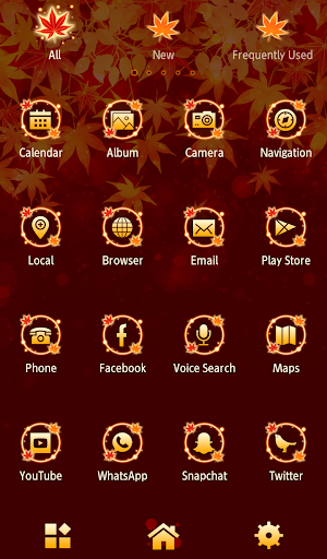 Stunning Autumn Leaves Theme Screen 3