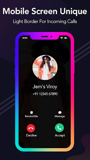 Android application Edge Lighting & Border Light screenshort