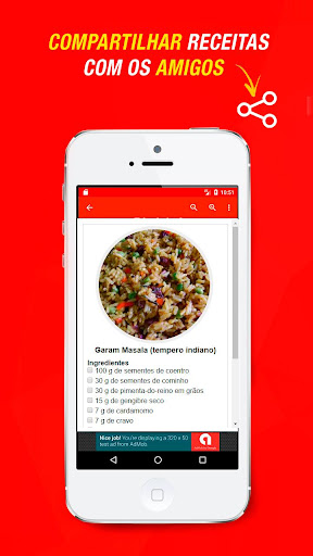 Comida Indiana Screenshot 1 - AppWisp.com