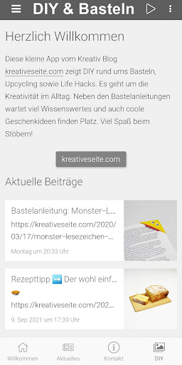 Android application DIY Basteln • Kreativ Blog screenshort