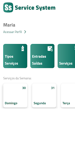 Android application Service System screenshort