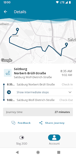 Salzburg Verkehr 2GO Screen 3