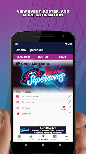 Omaha Supernovas Screen 2
