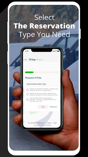 CTS Rider Portal Screen 2