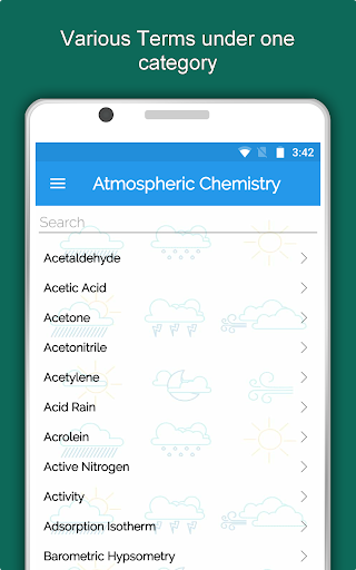 Screenshot of Meteorology Dictionary Offline