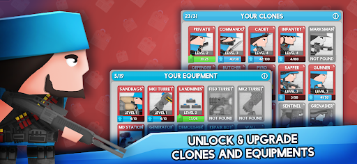 Screenshot of Clone Armies: Battle Game