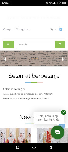 Android application Syar'i Branded Indonesia screenshort
