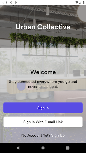 Android application Urban Collective screenshort