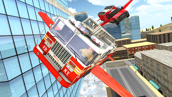 Fire Truck Flying Car 1.19 APK screenshots 11