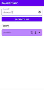 Deeplink Tester