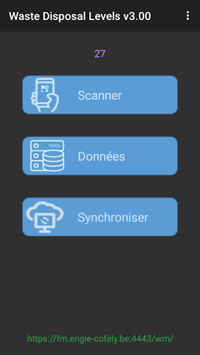 Android application Waste Disposal Levels screenshort