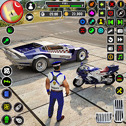 Imagem do ícone Police Car Driving Games 3D