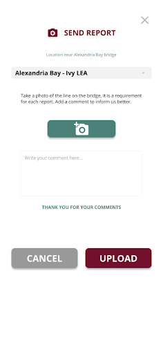 Android application Canada Border Wait Times screenshort