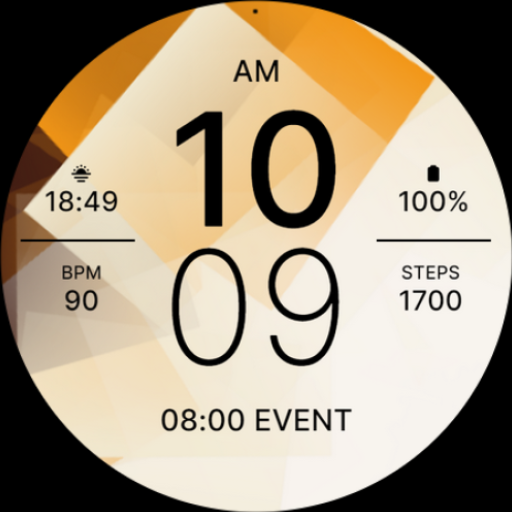 Brown Sporty Fit Watch Face logo
