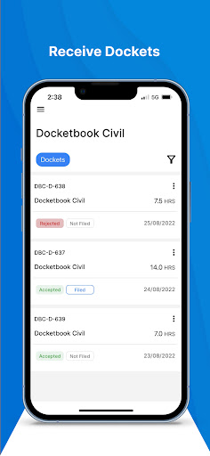 Android application Docketbook Site Manager screenshort