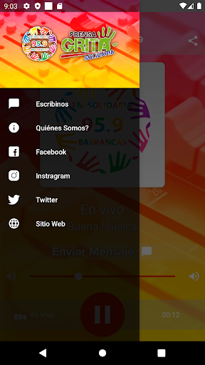 Fm Solidaria 95.9 Screen 2
