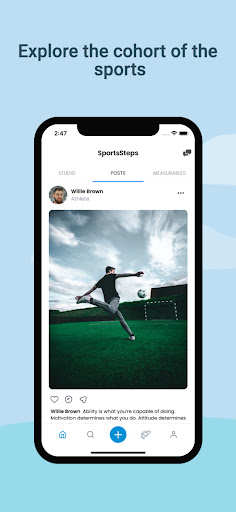 Android application SportsSteps screenshort