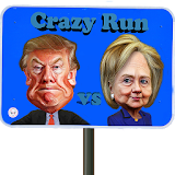 Trump vs Hillary Crazy Run icon