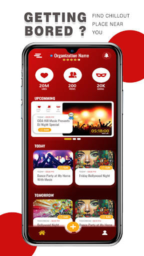 Android application Party People Business screenshort