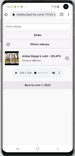MuzikShqip Bestks Screen 2