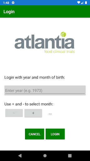 AtlantiaTrialsApp Screen 2