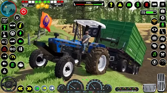 Baixar Trator Trolly Farming jogo 3D para PC - LDPlayer