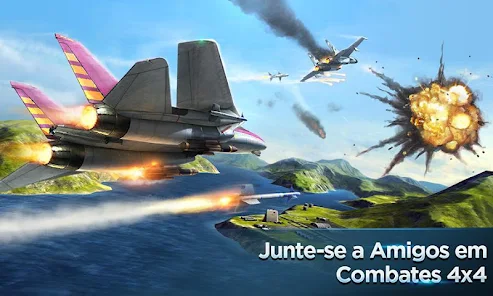 Jogo de Avião Caça Para Celular Over G: Modern Air Combat Android