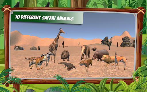 Android application Safari Animals Simulator screenshort