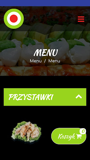 Android application Kenko Sushi - Szczecin screenshort