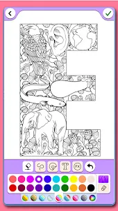 Coloring Asmr Alphabet Pages