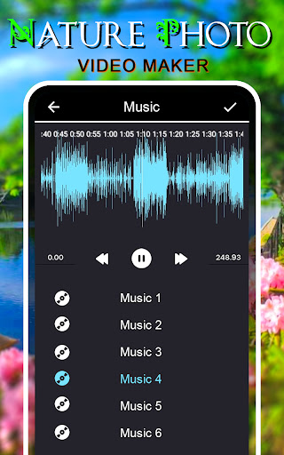 Nature photo video maker songs