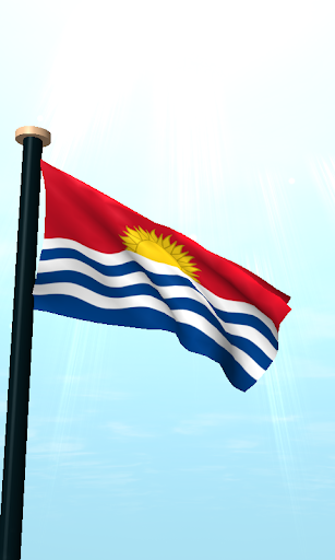 Kiribati Flag 3D Free Screen 2