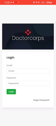 Android application Doctorcorps screenshort