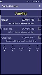 Coptic Calendar