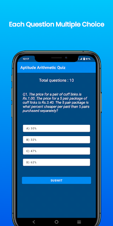 Arithmetic Aptitude Quizのおすすめ画像5