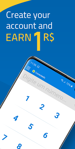 Android application Voip do Brasil screenshort