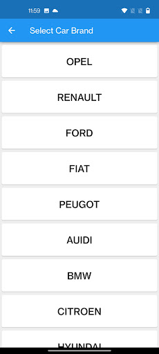 Android application EPS Bluetooth Controller screenshort