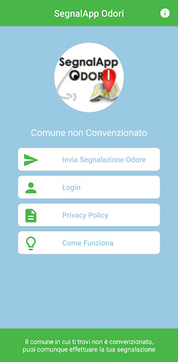 Android application SegnalApp-Odori screenshort