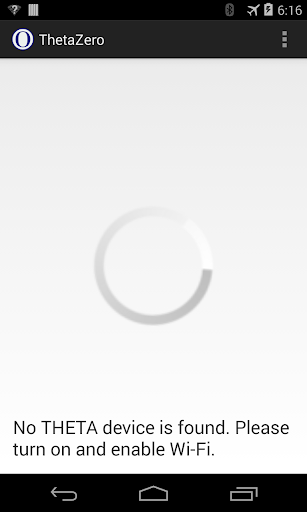 Android application ThetaZero screenshort