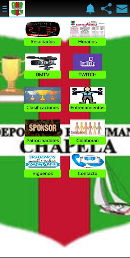 Android application BM CHAPELA screenshort