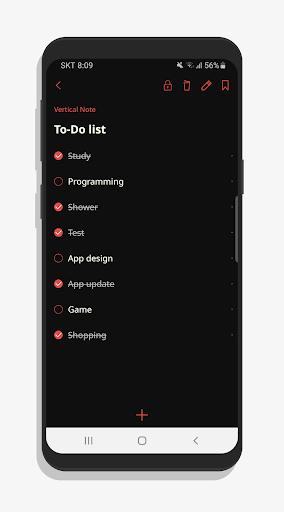 Screenshot of Vertical Note - Notepad, Notes
